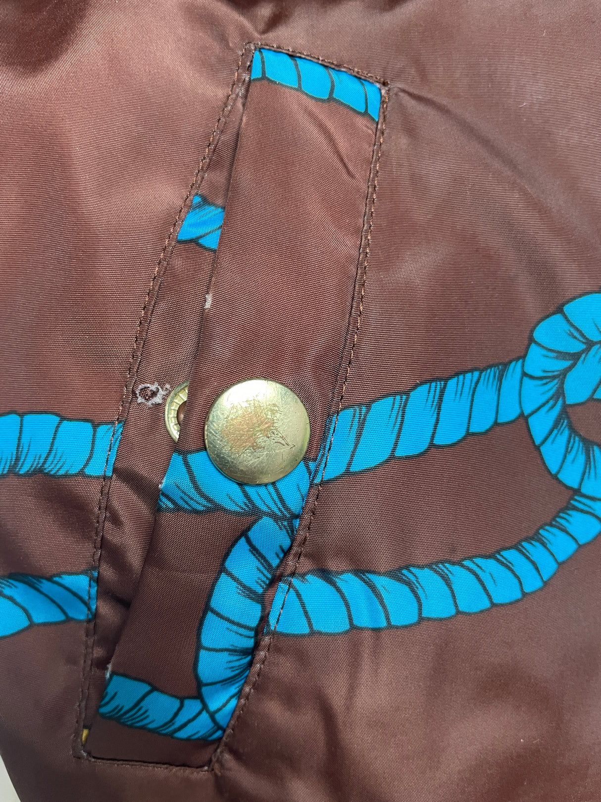 Baseball Jas Bruin Touwen Maat 104 / 110