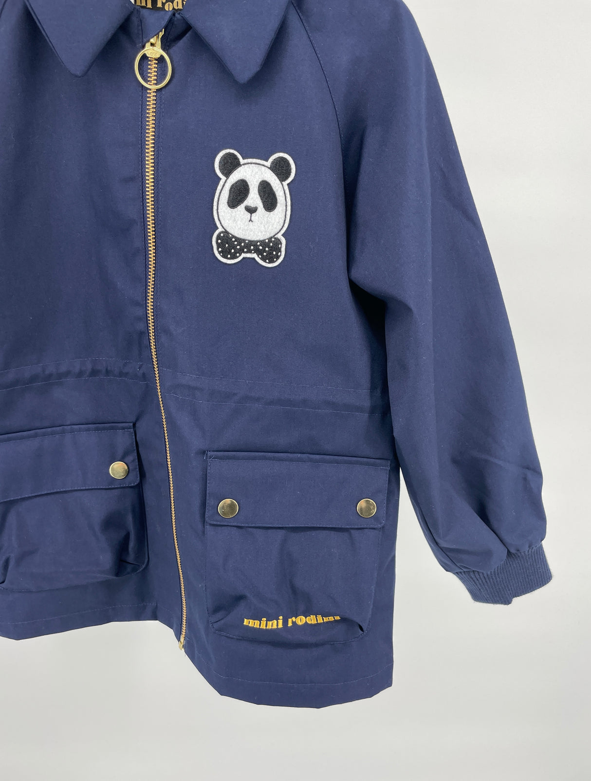 Jas Donkerblauw Panda Maat 128 / 134