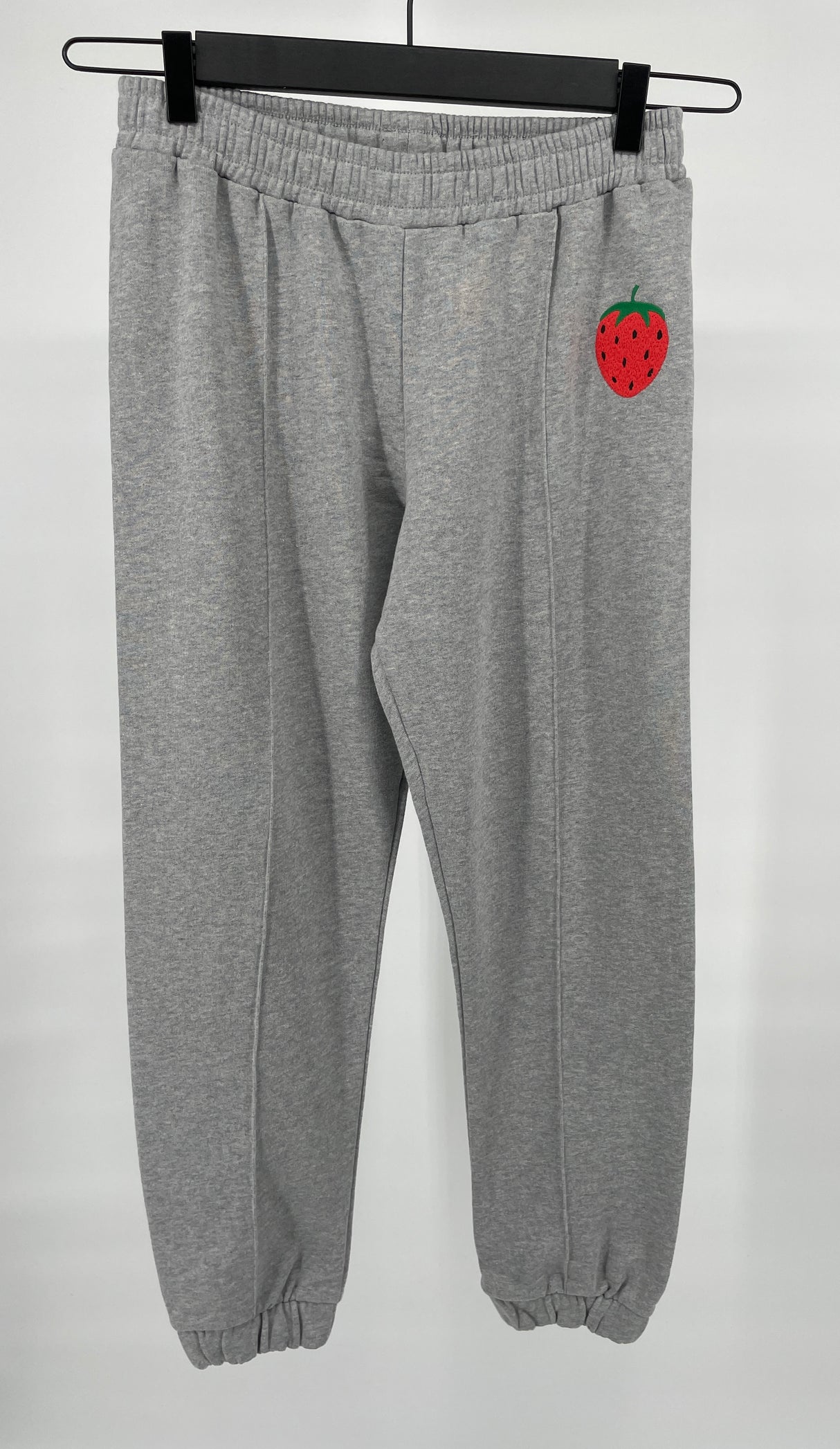 Joggingbroek Grijs Aardbei Maat 140 / 146