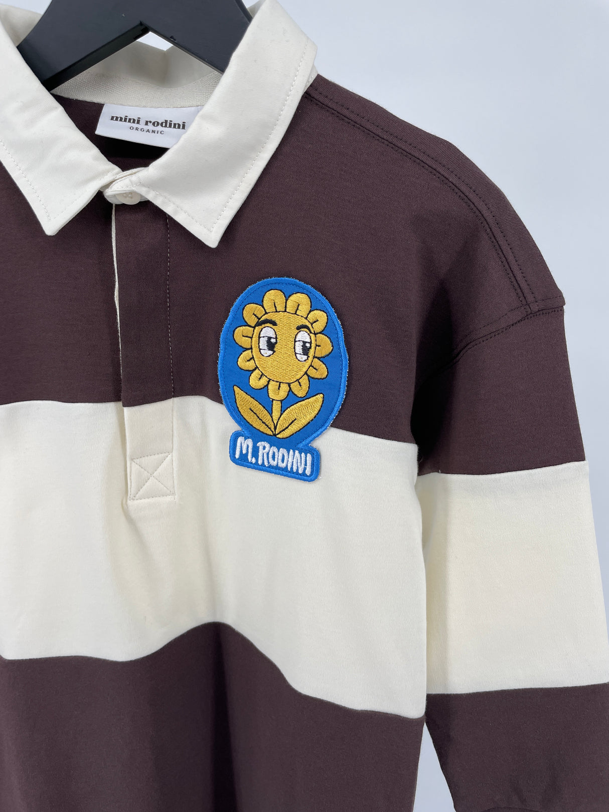 Jurk Rugby Bruin Beige Lange Mouw 104 / 110