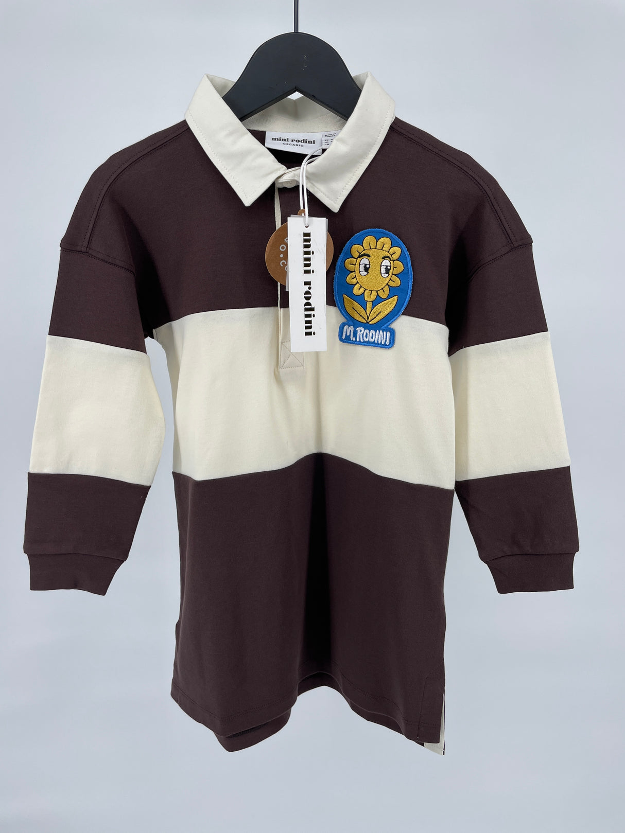 Jurk Rugby Bruin Beige Lange Mouw 104 / 110