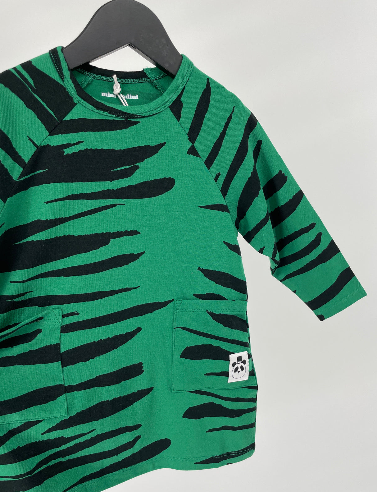 Jurk Groen Tijger Maat 80 / 86