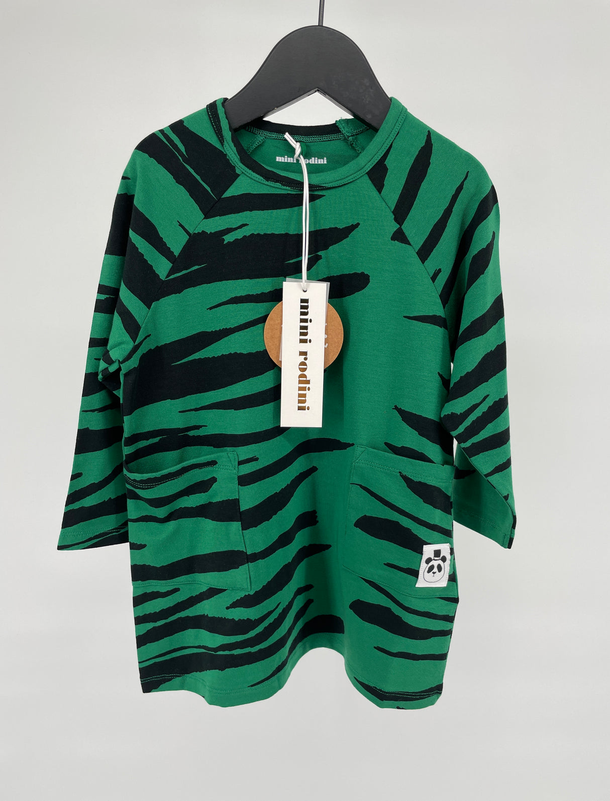 Jurk Groen Tijger Maat 80 / 86