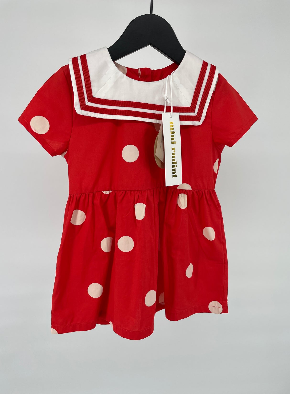 Jurk Matroos Rood Stippen