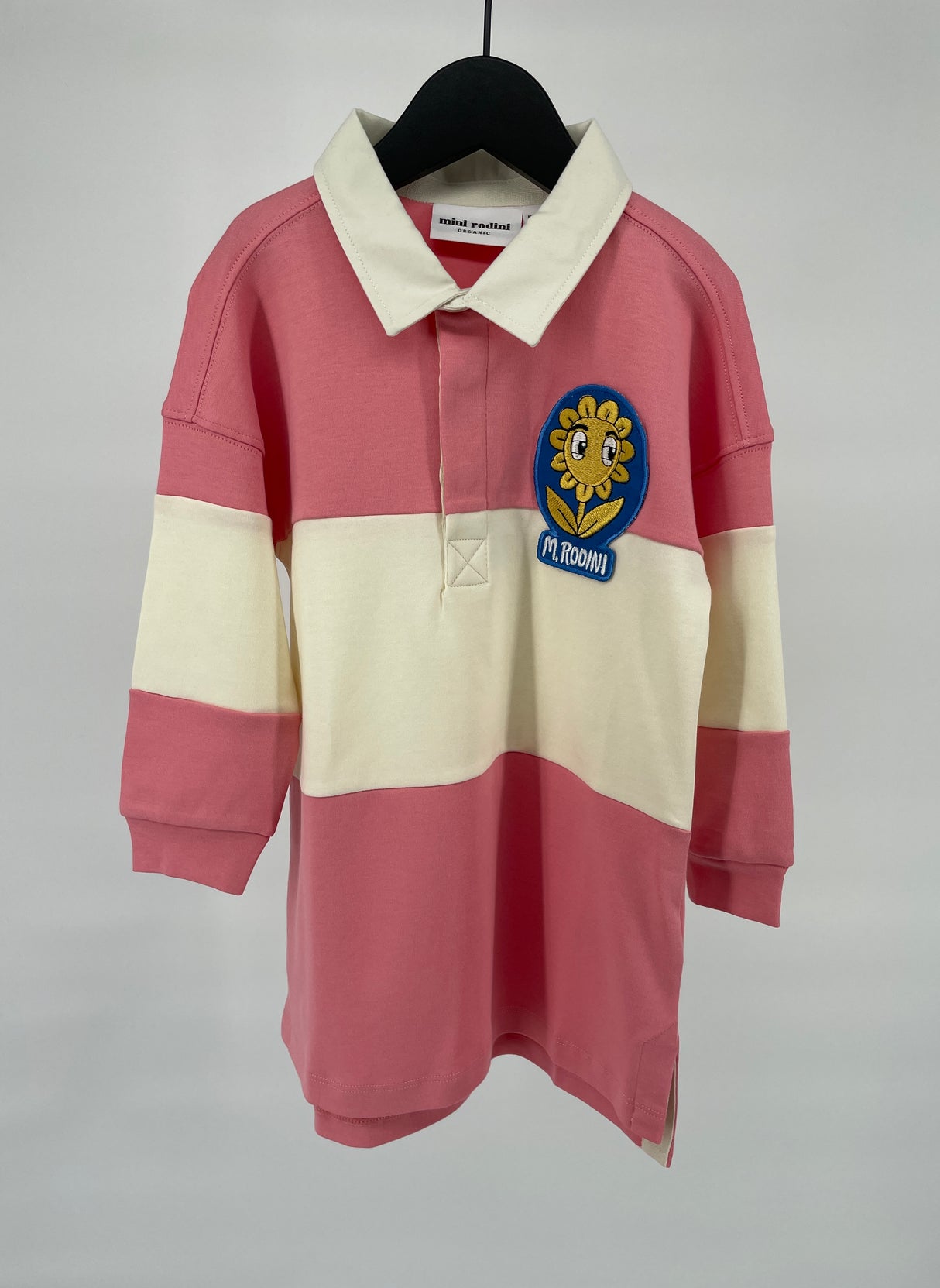 Jurk Rugby Roze Beige Lange Mouw Maat 92 / 98