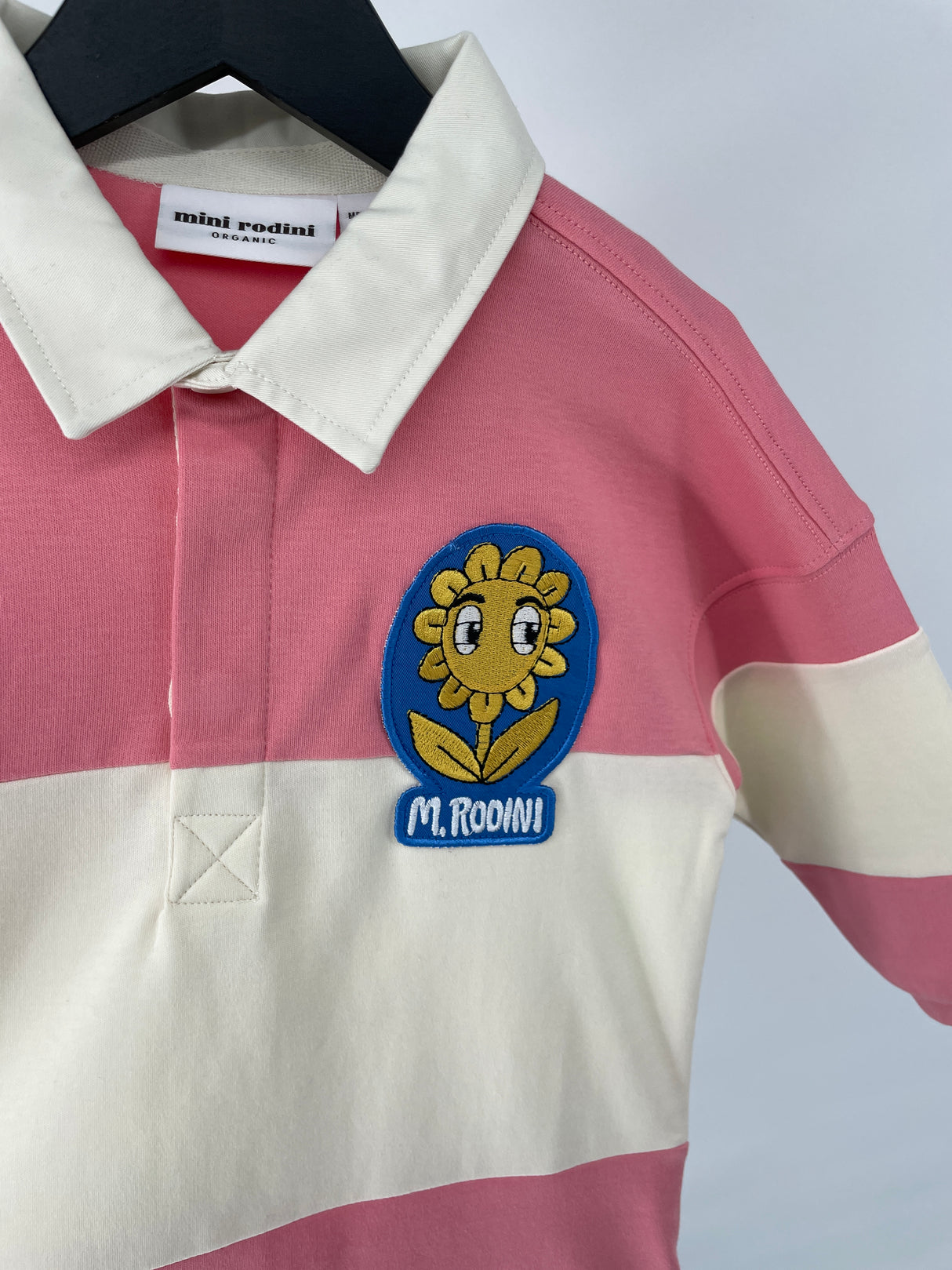 Jurk Rugby Roze Beige Lange Mouw Maat 92 / 98