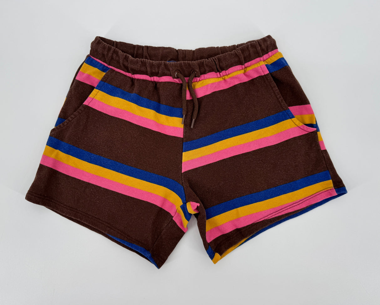 Korte Broek Bruin Gestreept Maat 140 / 146