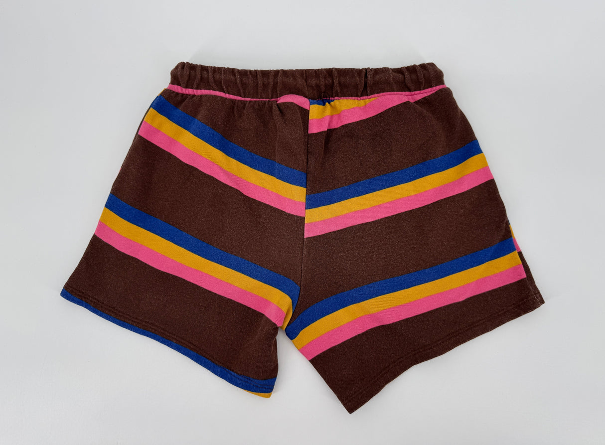 Korte Broek Bruin Gestreept Maat 140 / 146