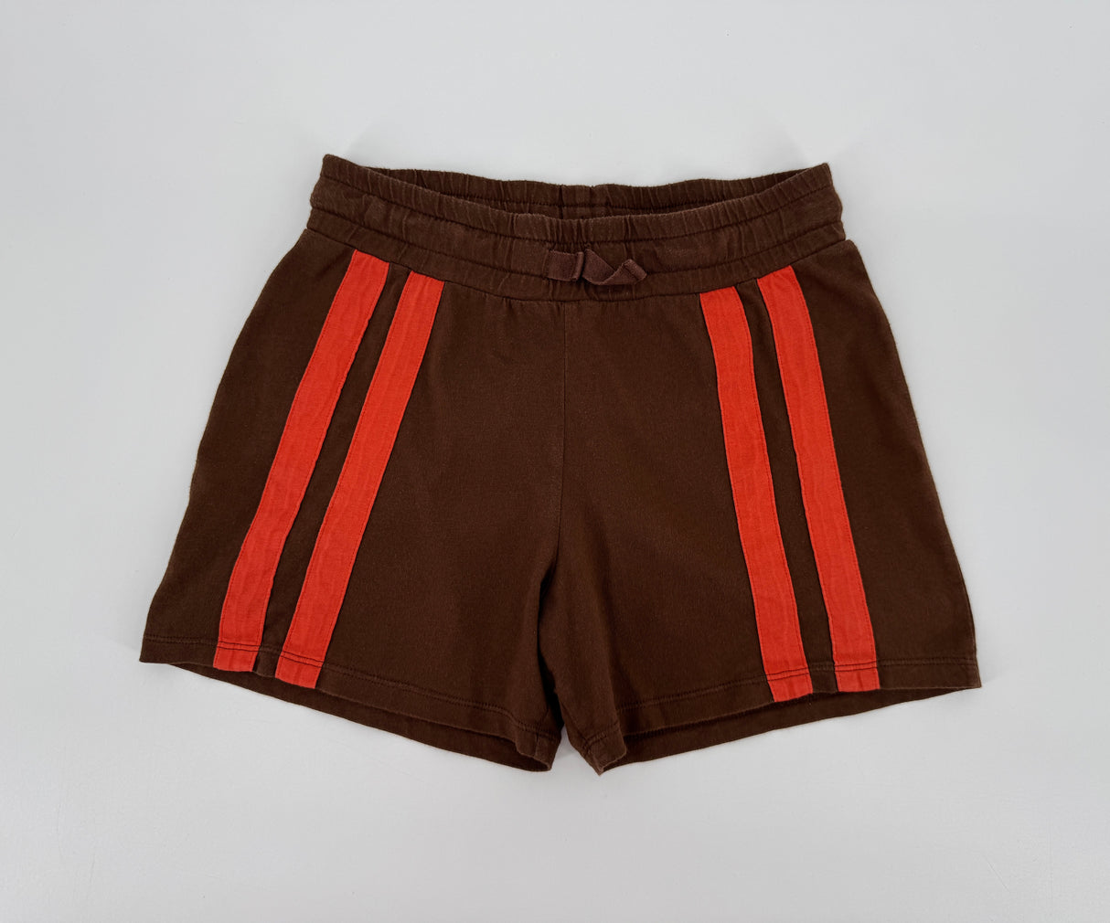 Korte Broek Bruin Rode Strepen Maat 128 / 134