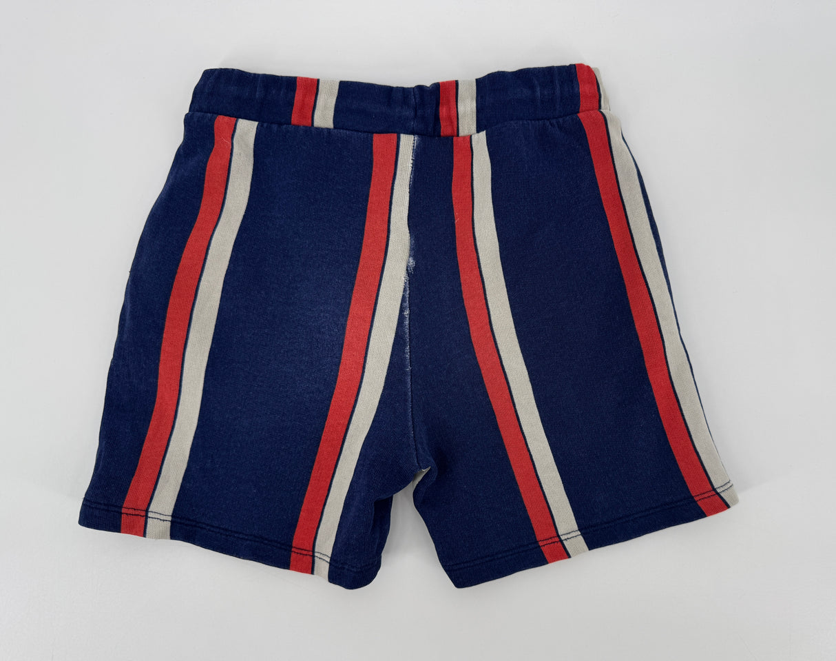 Korte Broek Donkerblauw Strepen Maat 116 / 122