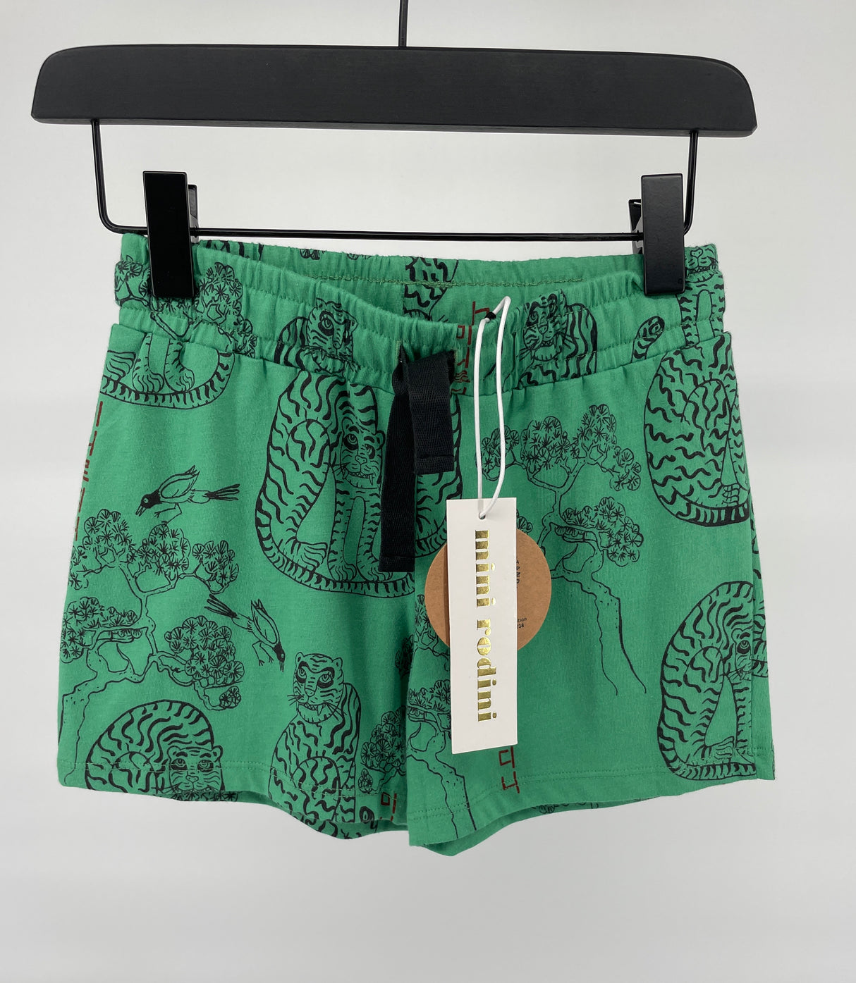 Korte Broek Groen Tijger Print