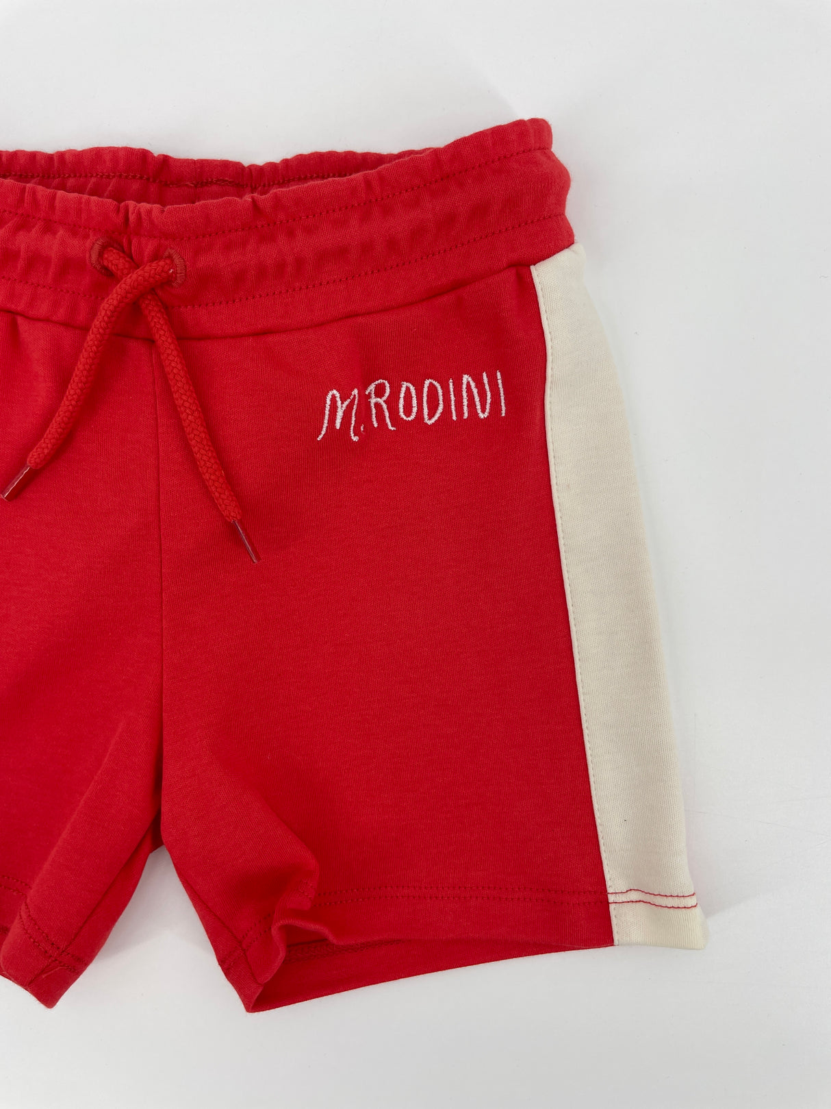 Korte Broek Rood Beige Maat 80 / 86