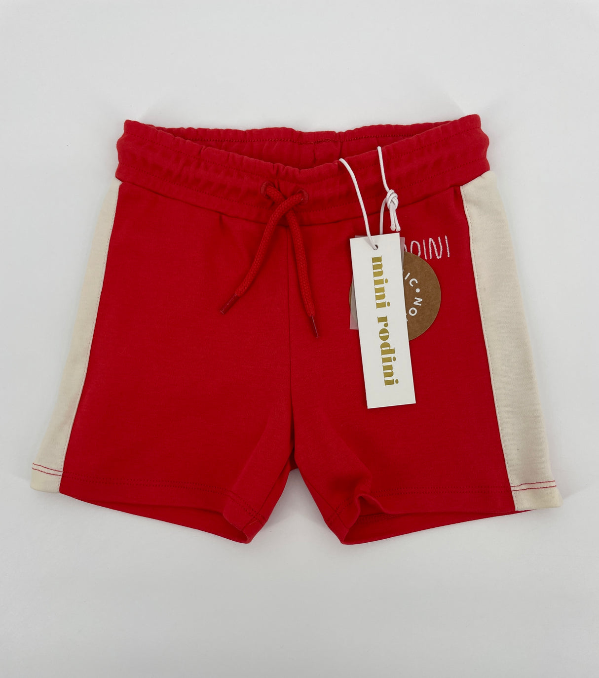 Korte Broek Rood Beige Maat 80 / 86