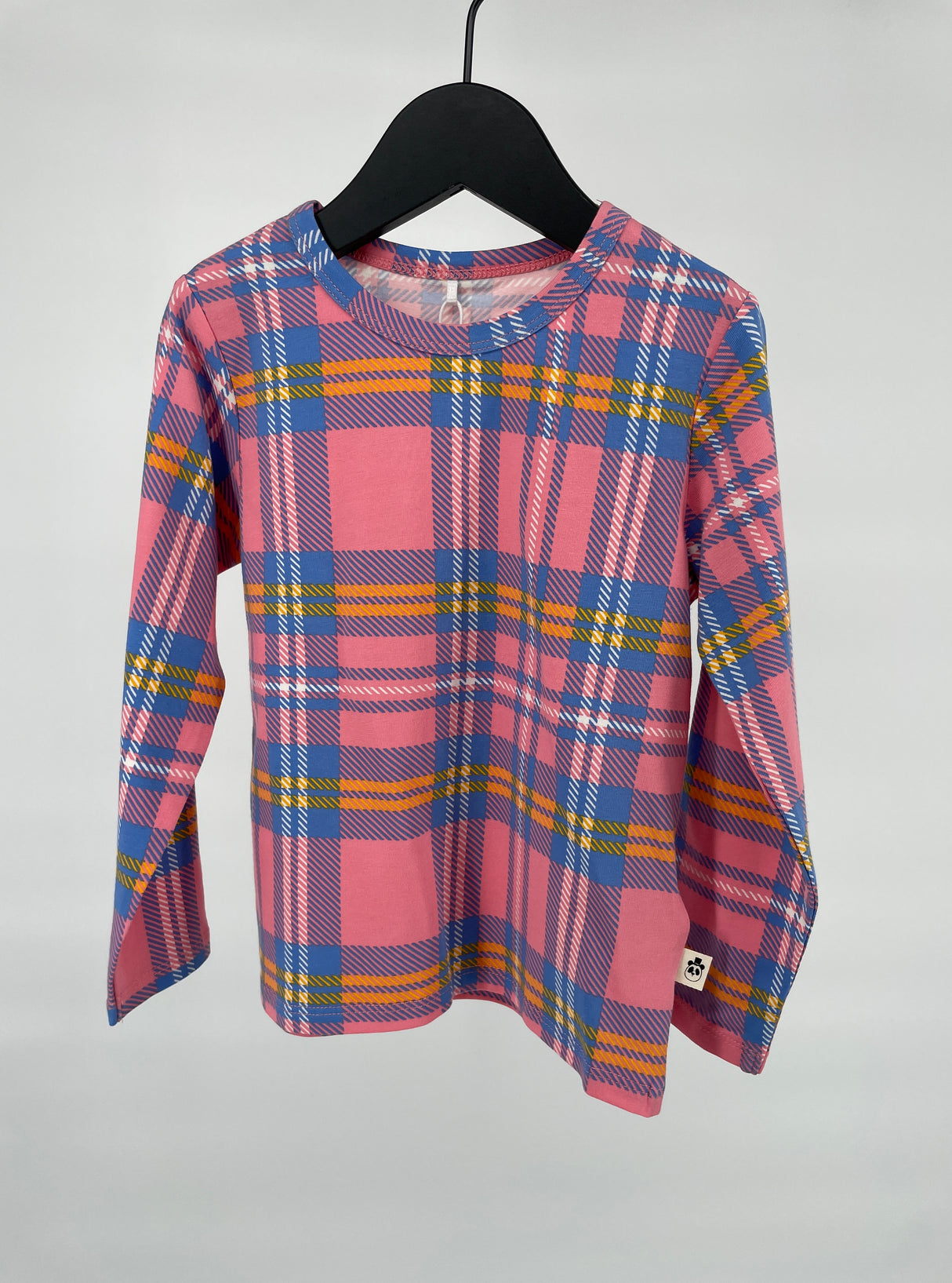 Longsleeve Roze Geruit