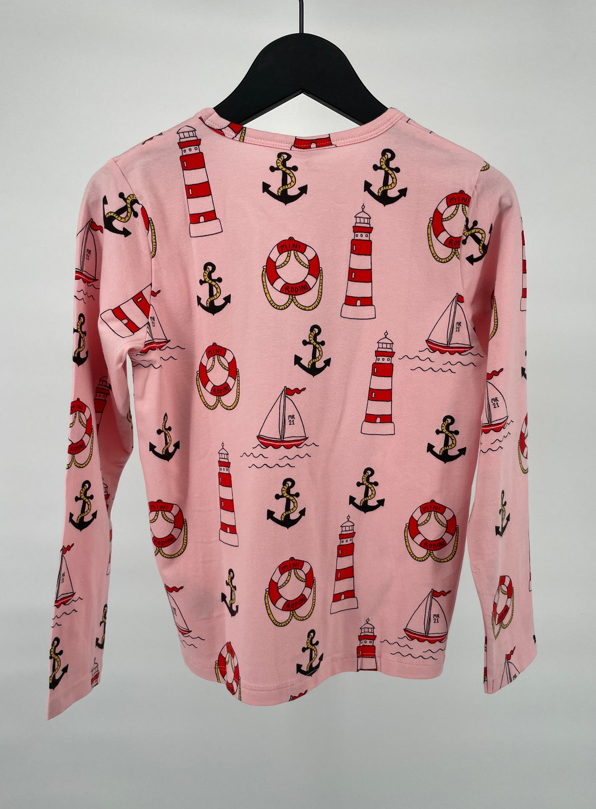 Longsleeve Roze Vuurtorens Maat 128 / 134