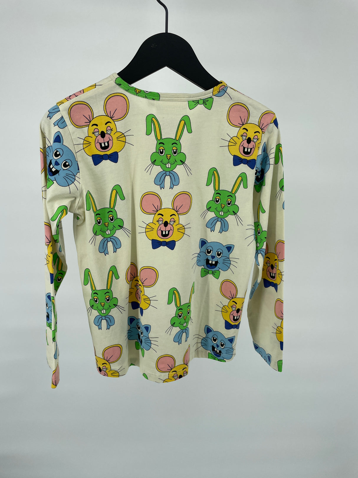 Longsleeve Beige Dieren Print Maat 128 / 134