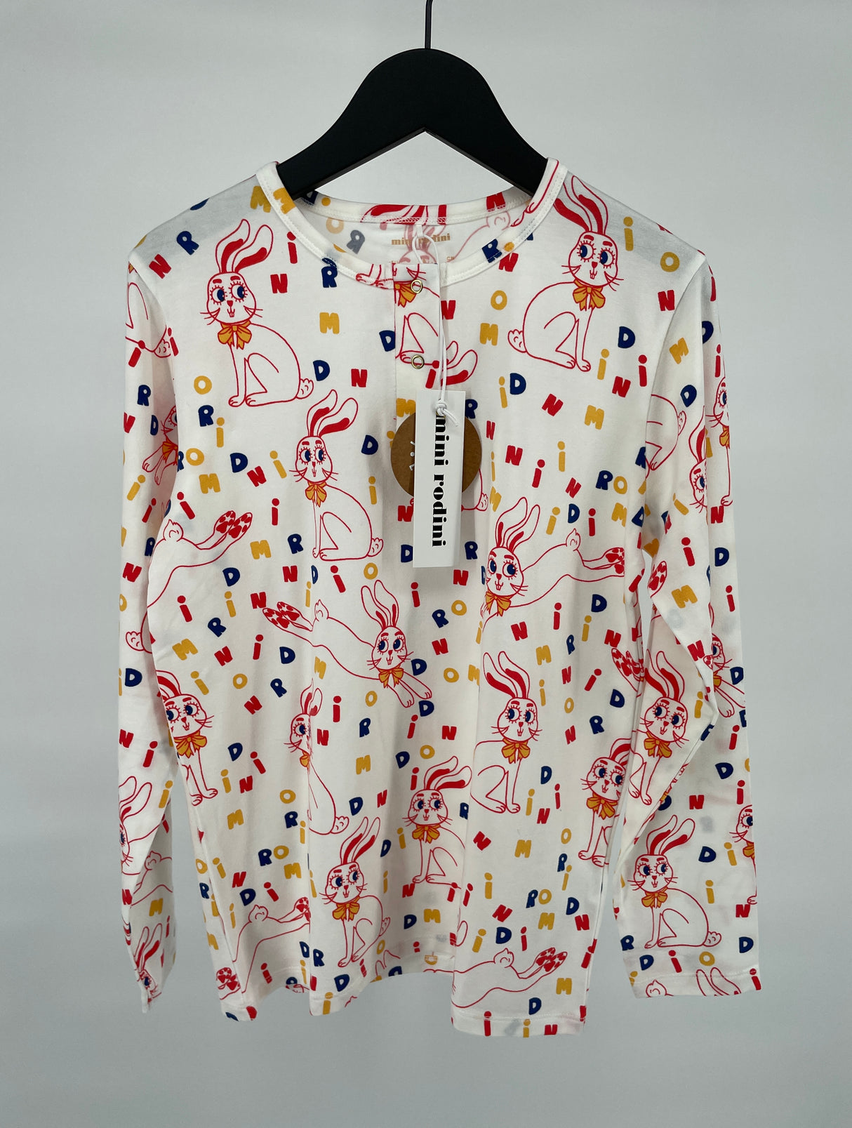 Longsleeve Beige Konijnen Letter Print