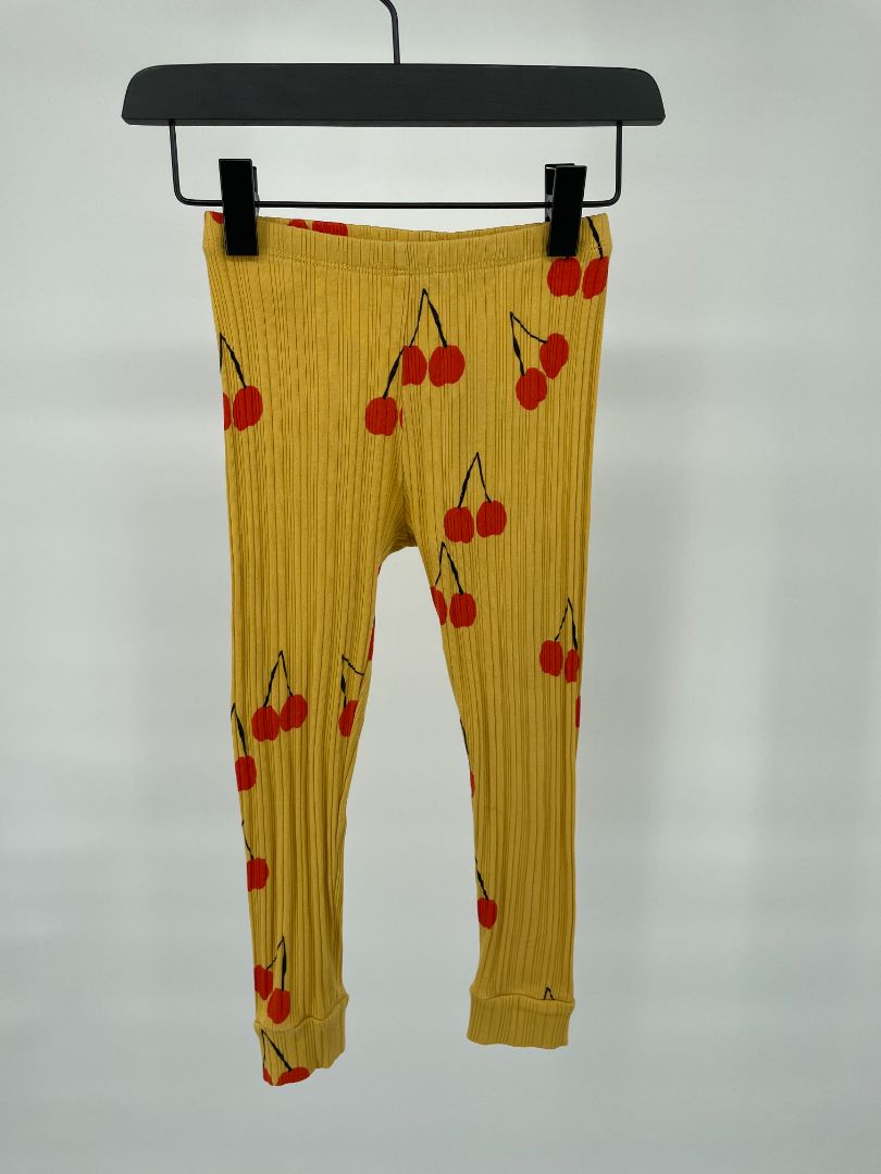 Legging Geel Kersen Maat 92 / 98