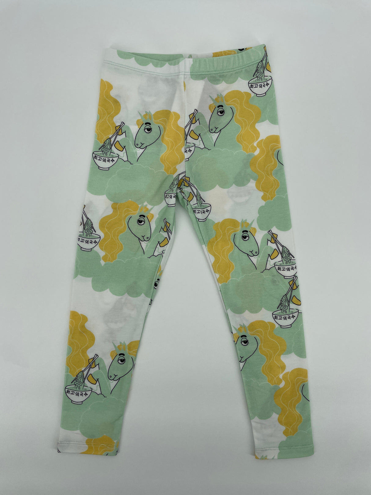 Legging Unicon Noodles Groen Geel
