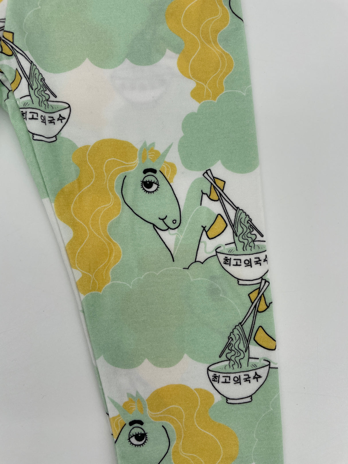 Legging Unicon Noodles Groen Geel