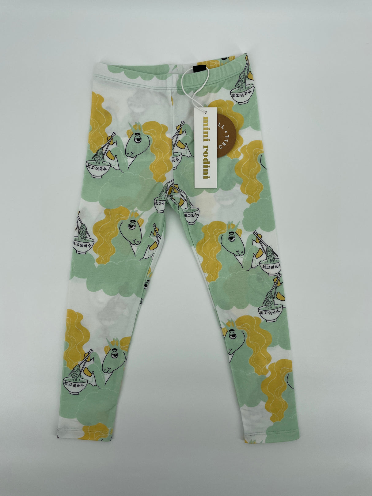 Legging Unicon Noodles Groen Geel