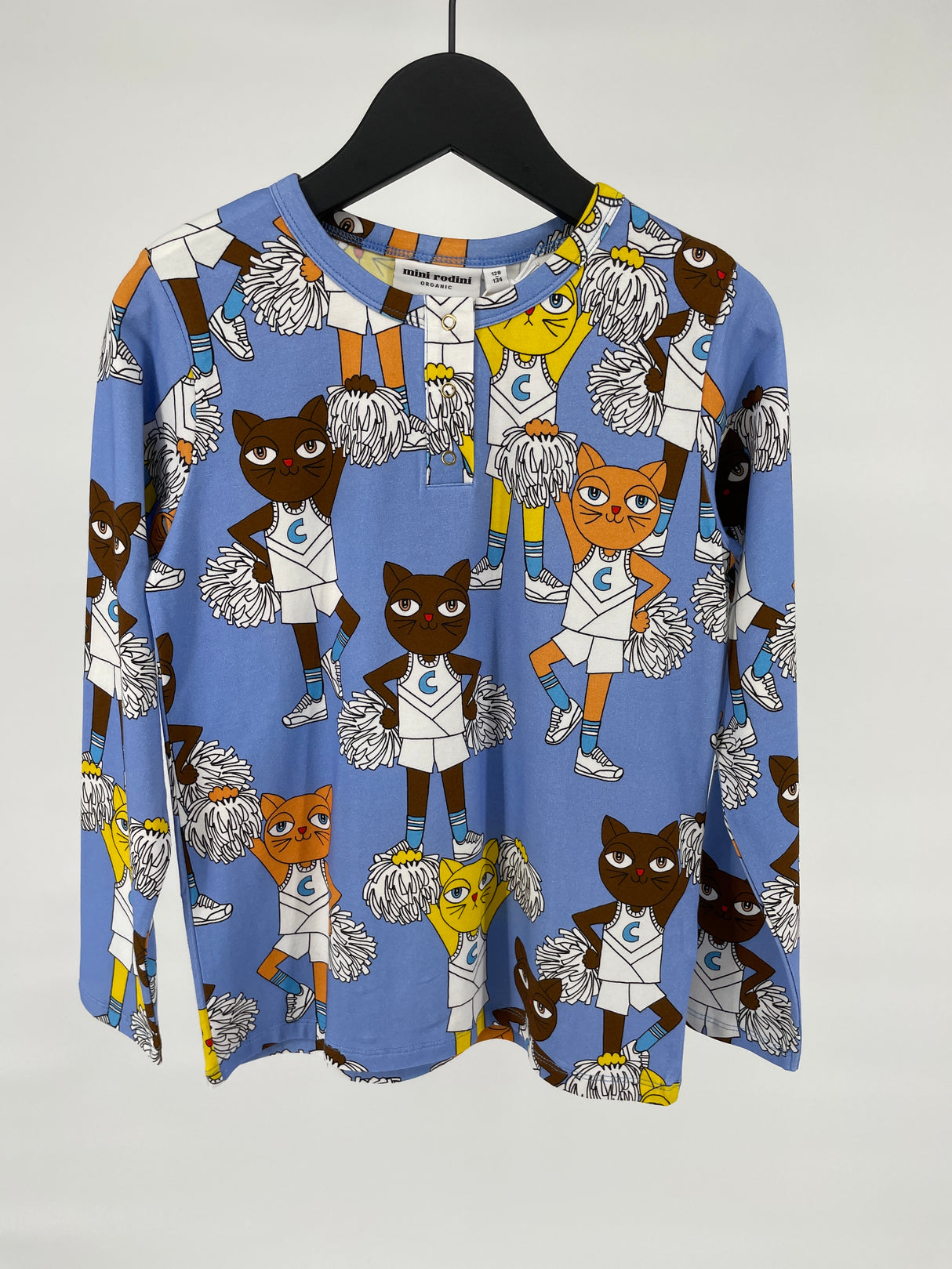 Longsleeve Blauw Cheercats Maat 128 / 134