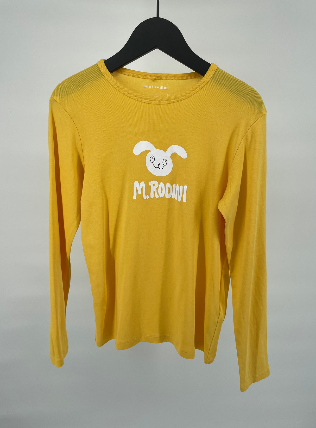 Longsleeve Geel Konijn Maat 140 / 146