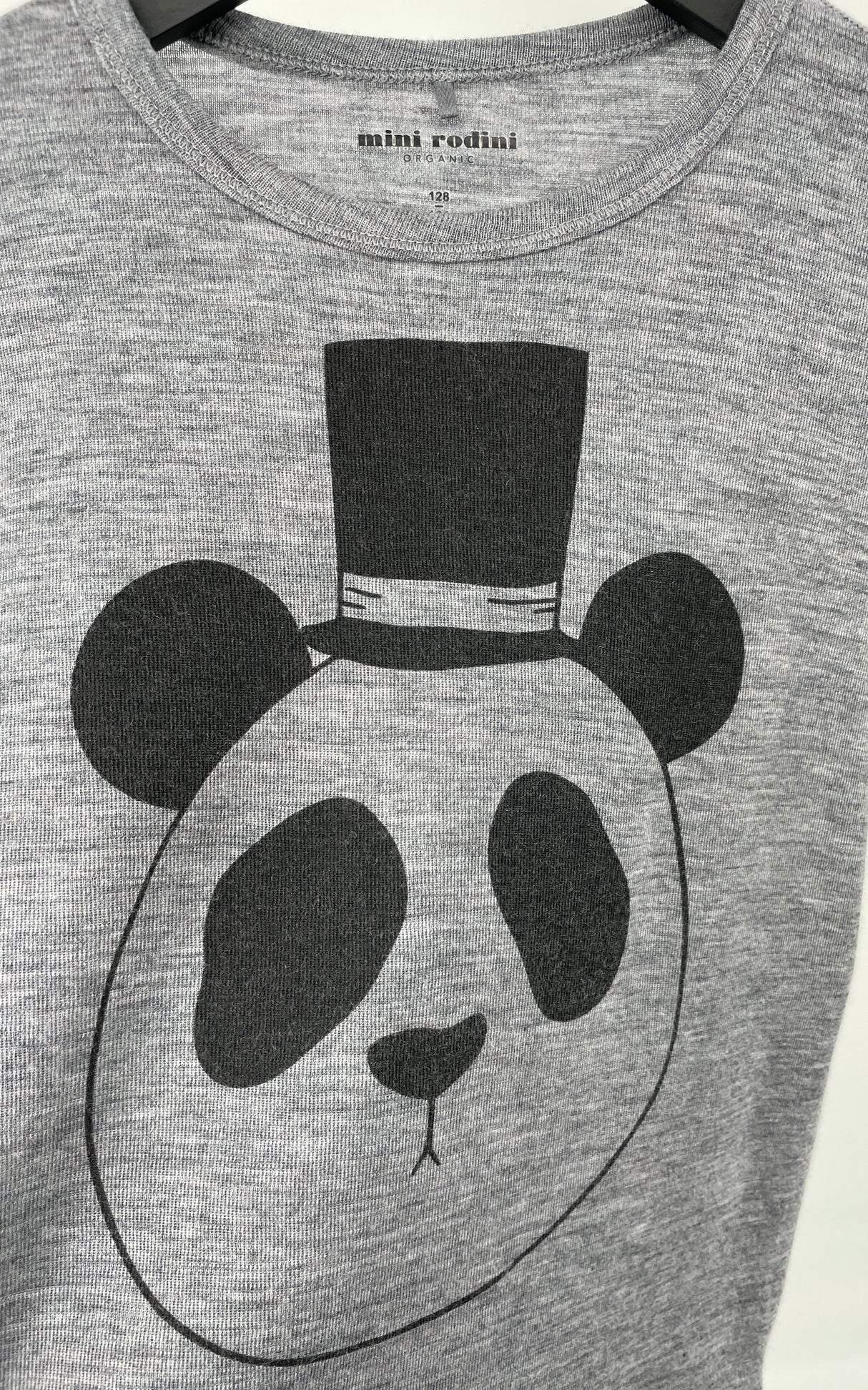 Longsleeve Wol Grijs Panda