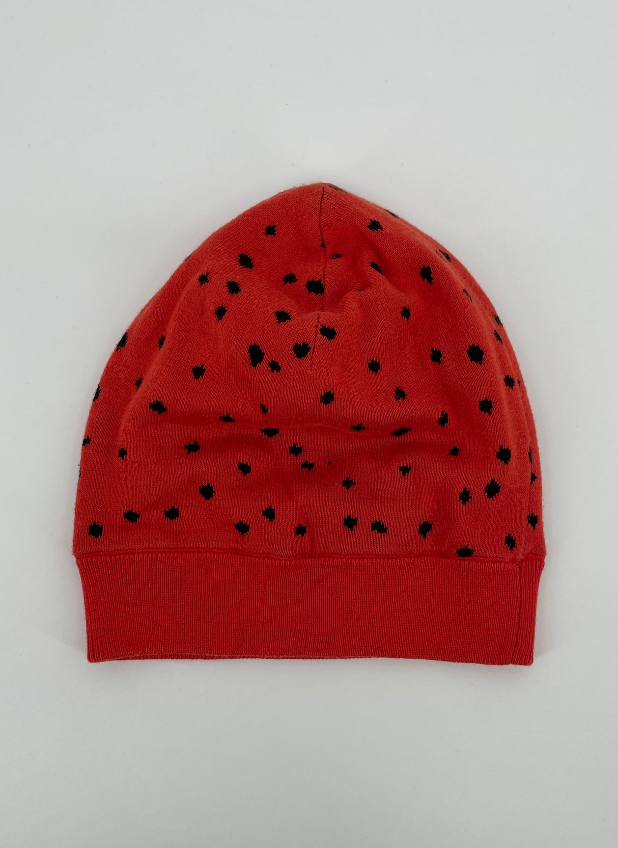 Muts Rood Aardbei Gebreid Maat 3 - 9 Jaar