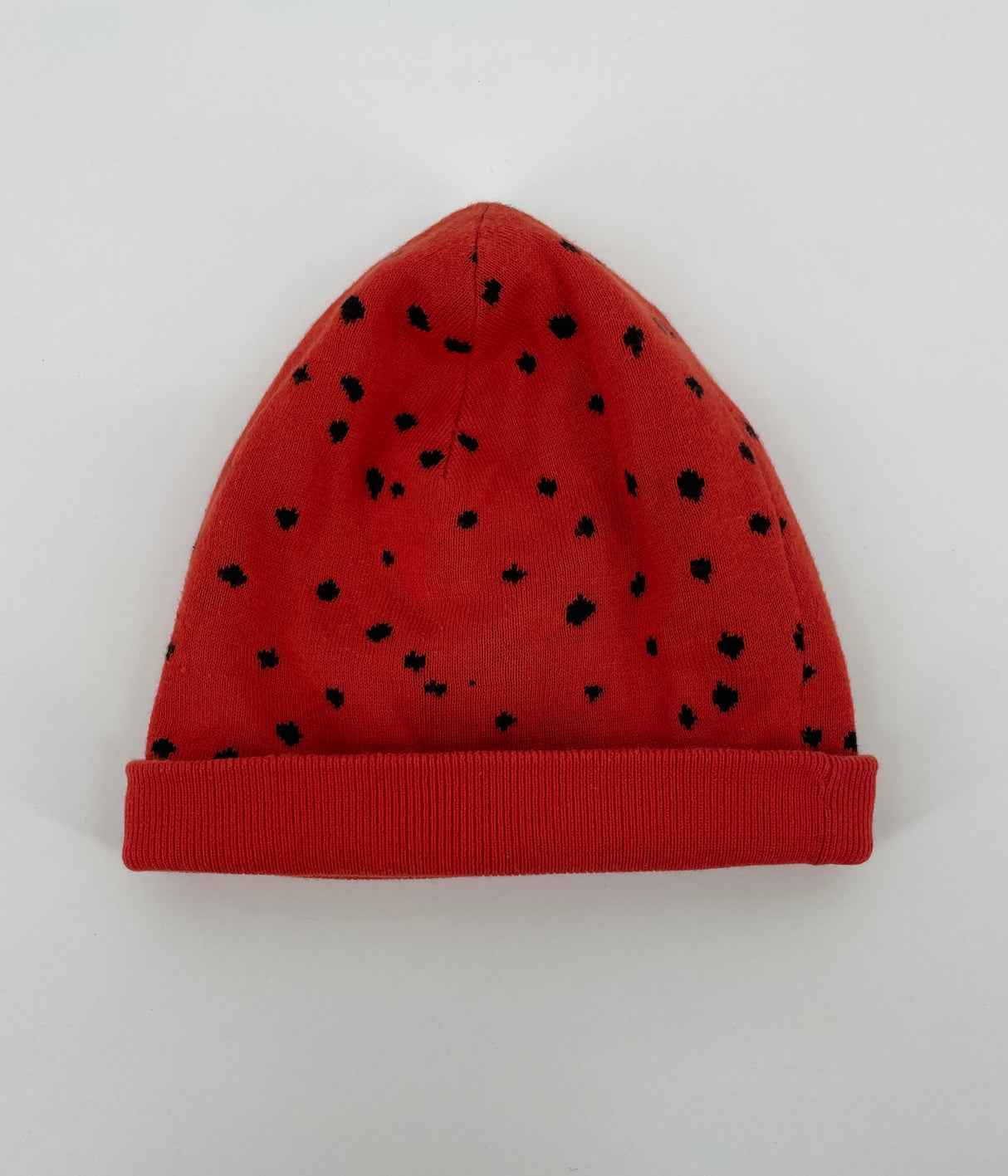 Muts Rood Aardbei Gebreid Maat 3 - 9 Jaar