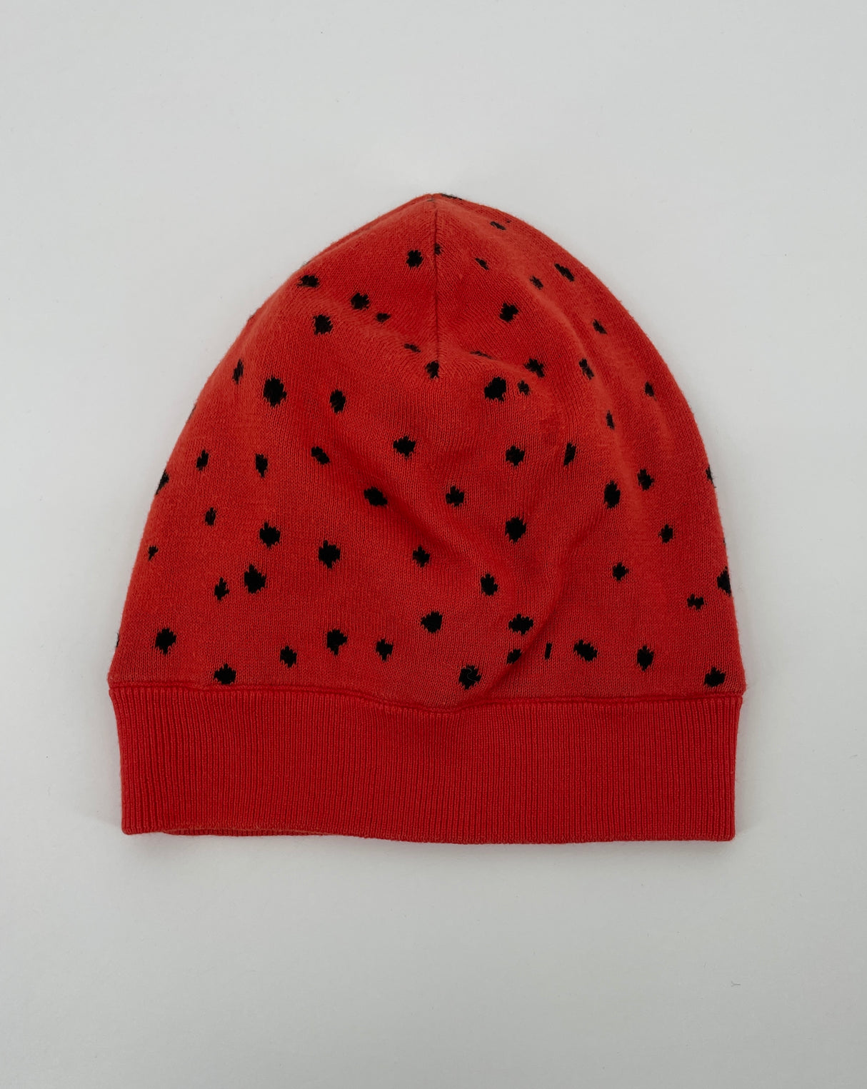 Muts Rood Aardbei Gebreid Maat 3 - 9 Jaar