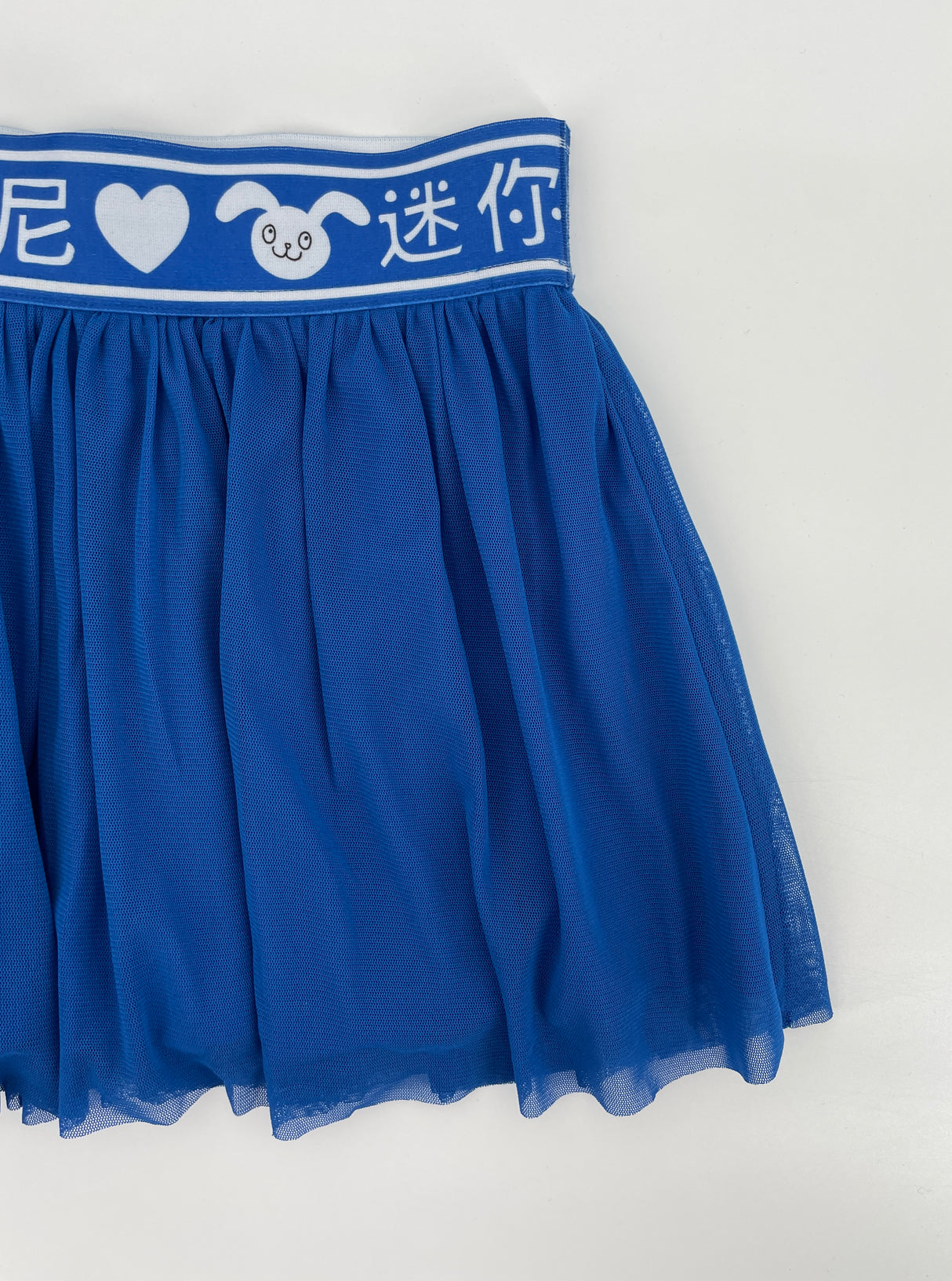 Rok Blauw Tule Konijn