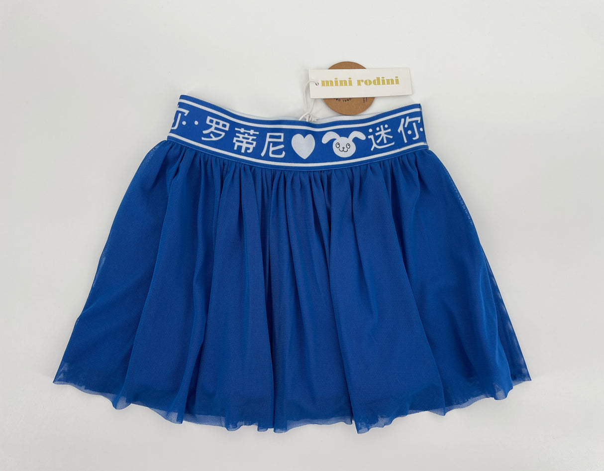Rok Blauw Tule Konijn