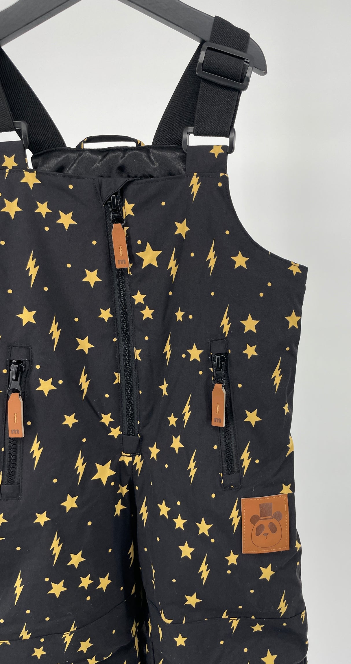 Sneeuwbroek Zwart Ster Bliksemflits Maat 80 / 86