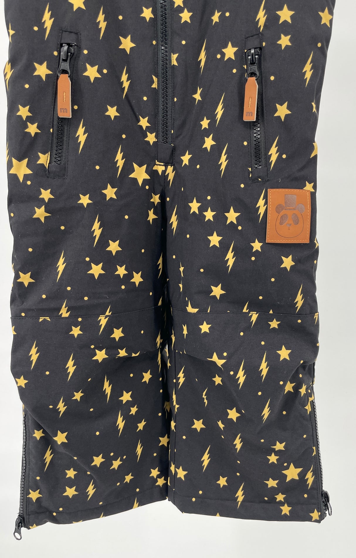 Sneeuwbroek Zwart Ster Bliksemflits Maat 80 / 86