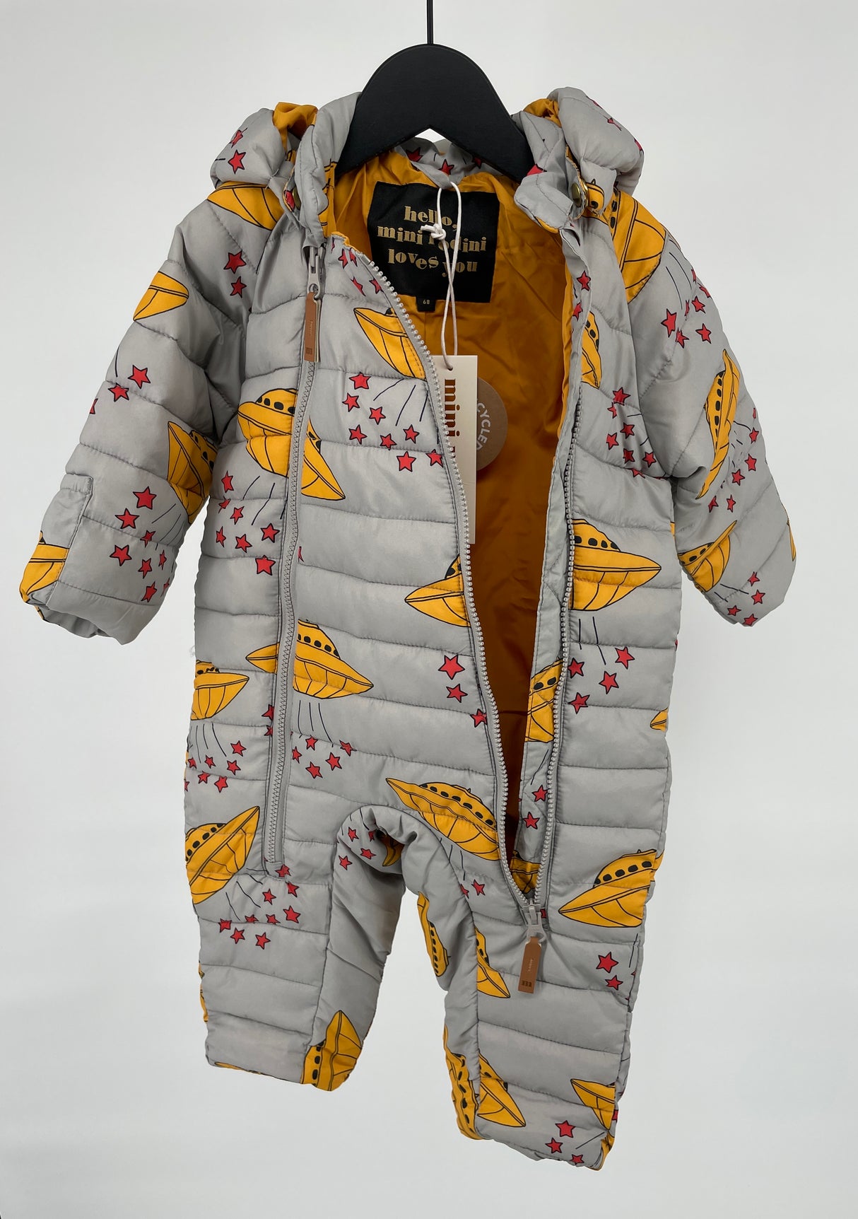 Overal Grijs Ufo Maat 68