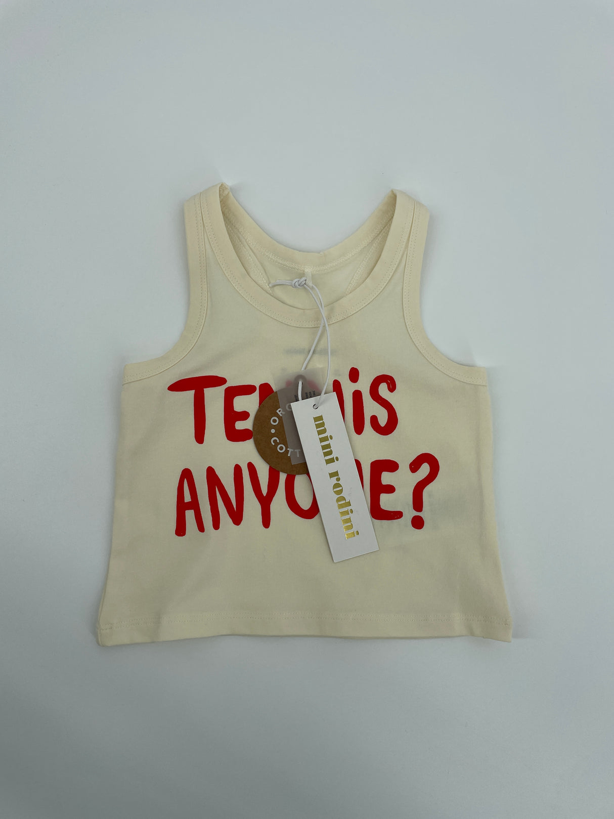 Tanktop Beige Tennis Anyone