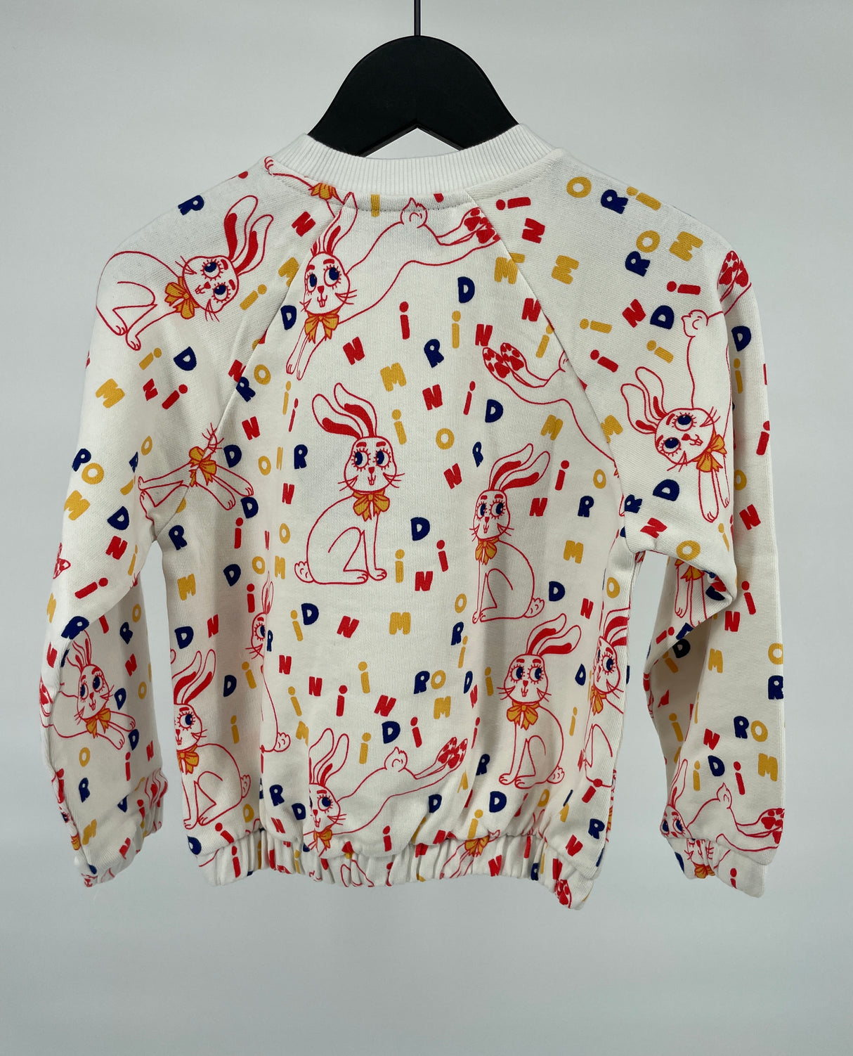 Trui Beige Konijnen Letter Print