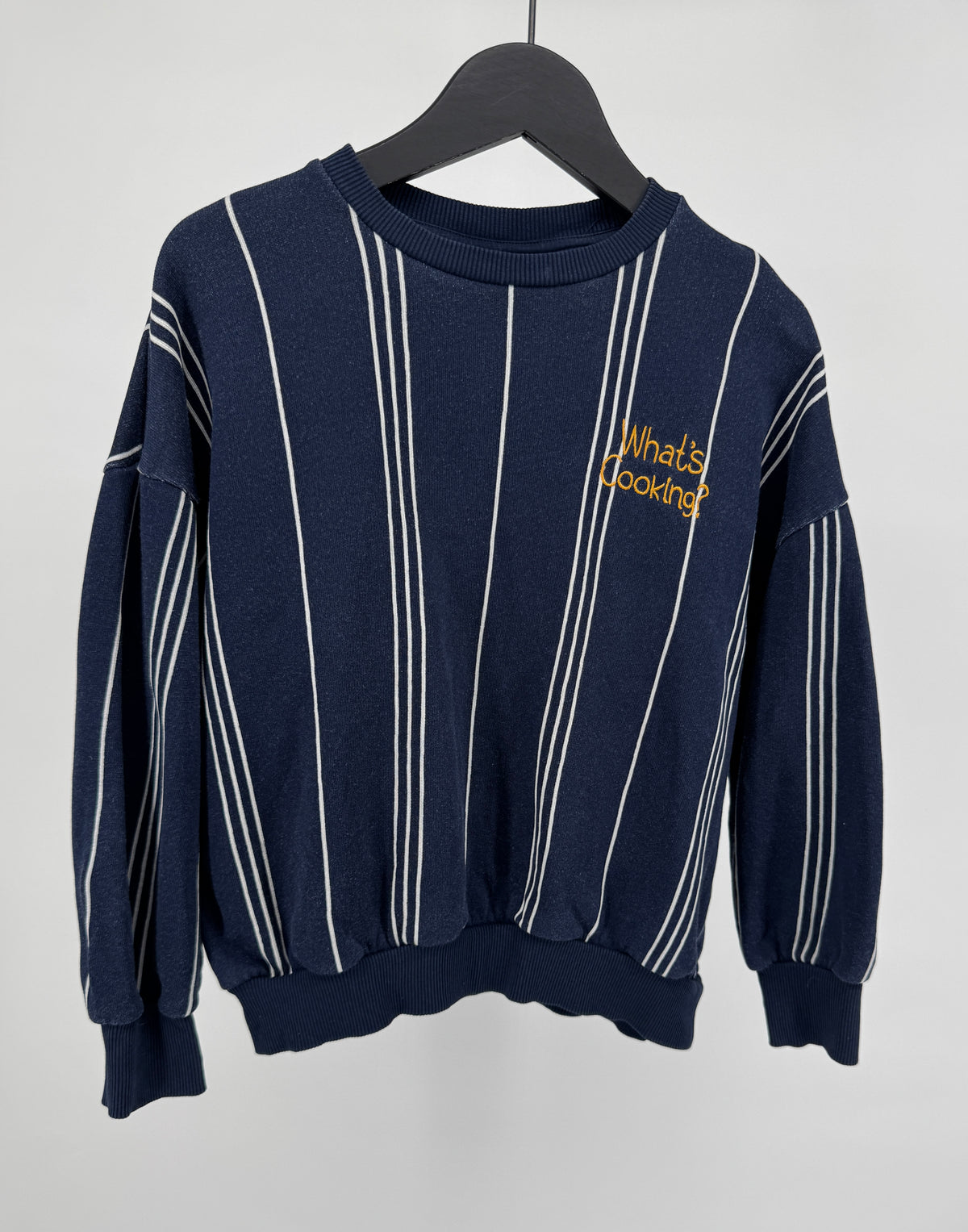 Trui Donkerblauw Strepen What's Cooking Maat 128 / 134