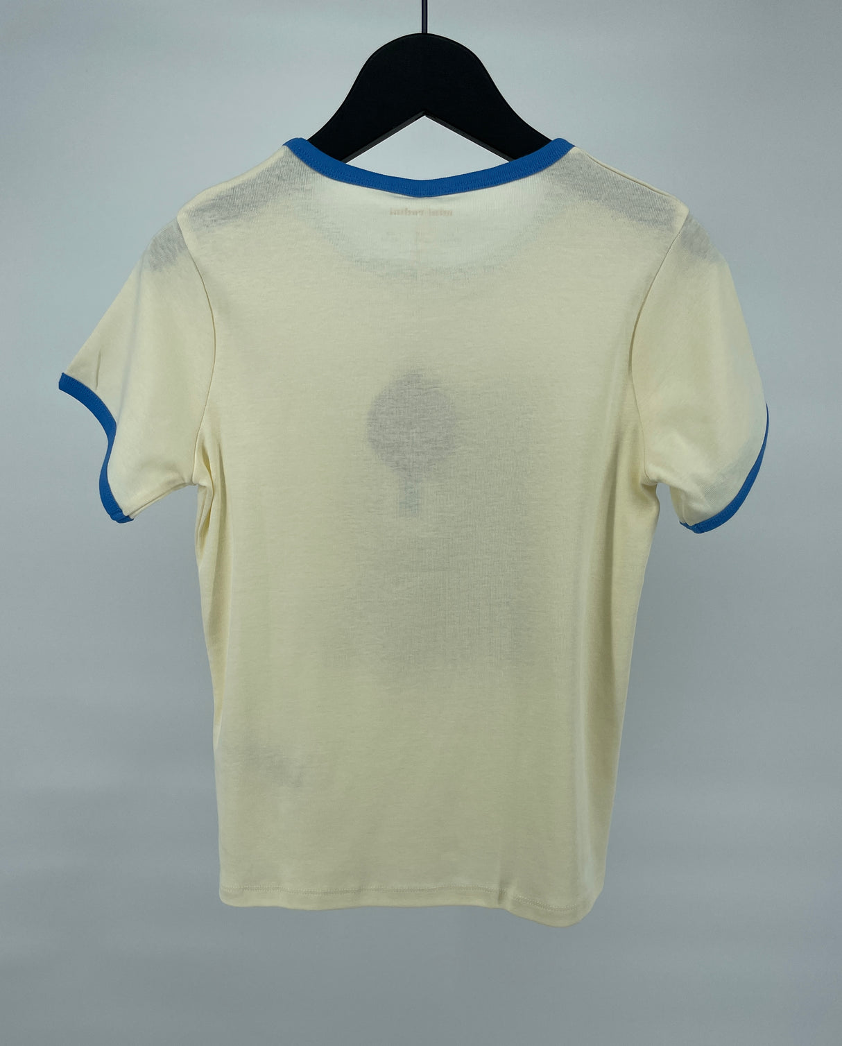 T-shirt Beige Blauw Unicorn Noodles Maat 128 / 134