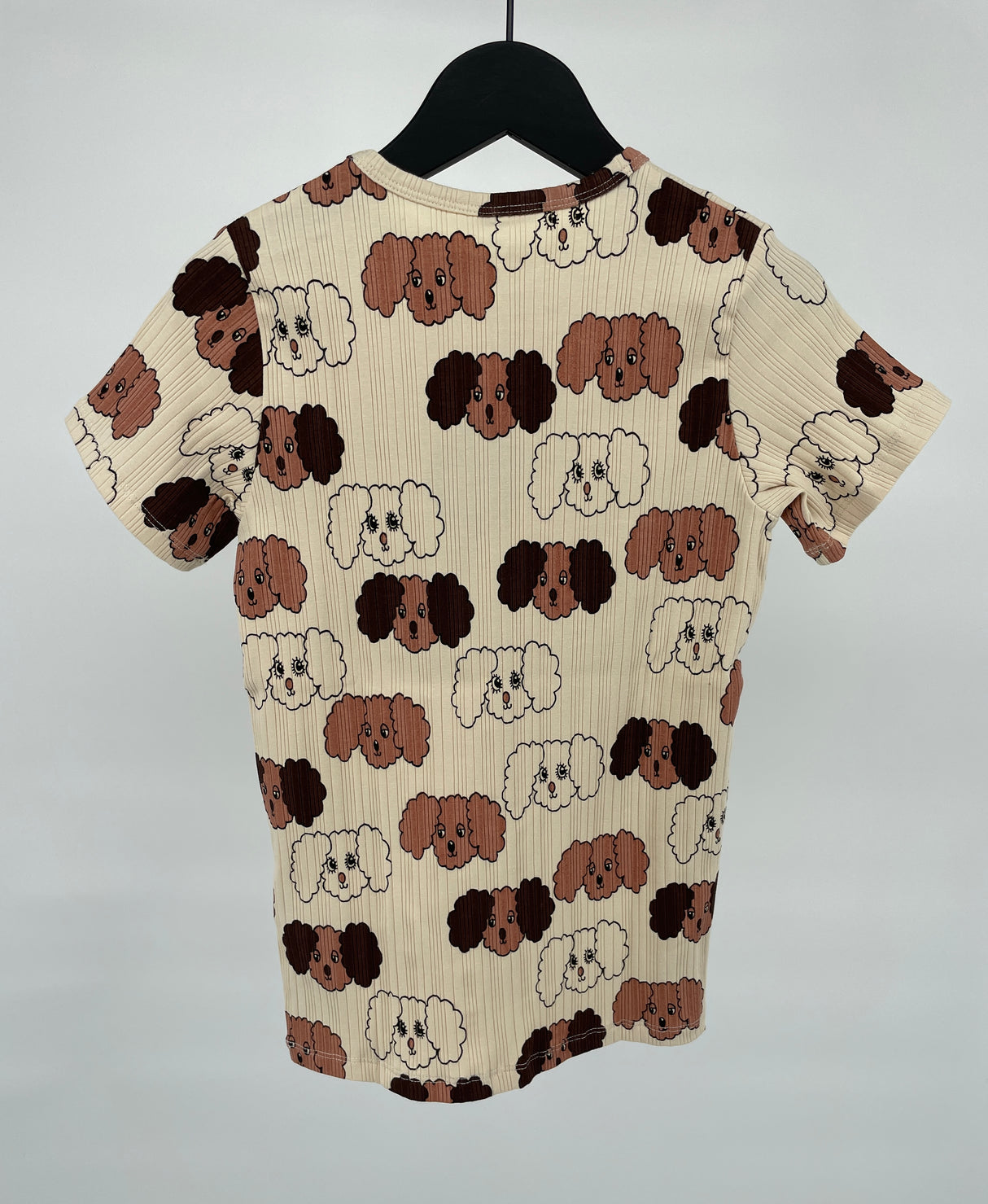 T-shirt Beige Bruin Hondjes