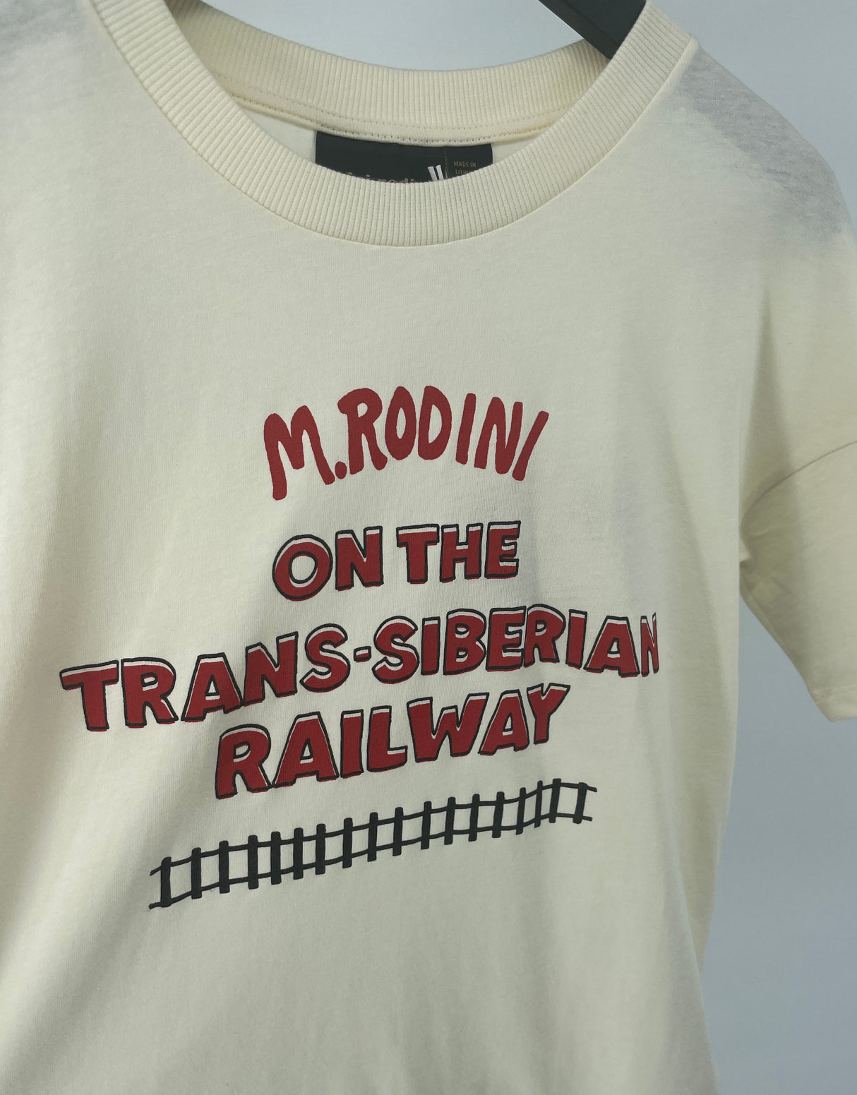 T-shirt Beige Trans Siberie Railway Maat 140 / 146