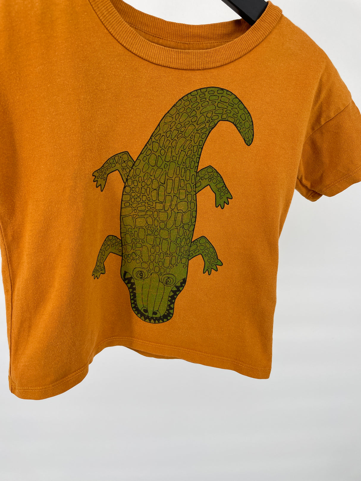 T-shirt Bruin Krokodil Maat 92 / 98