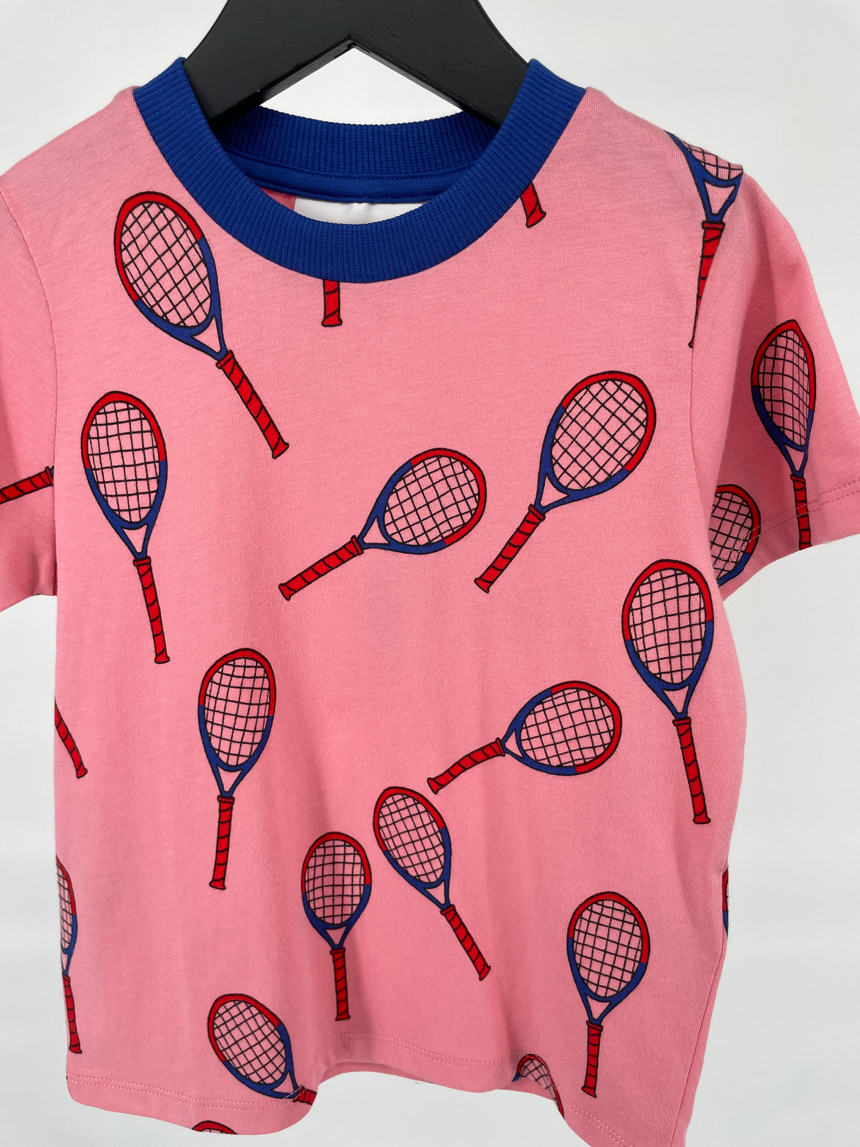 T-shirt Roze Tennisrackets Maat 92 / 98