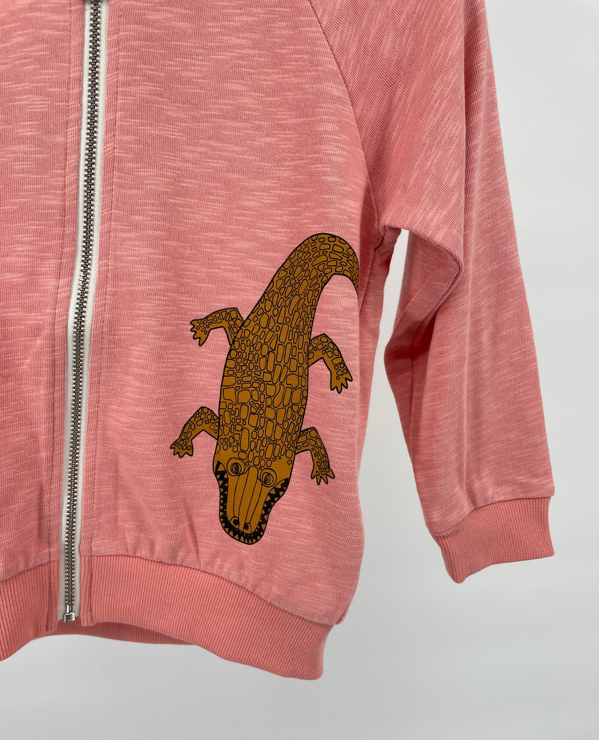 Vest Capuchon Roze Krokodil Maat 92 / 98