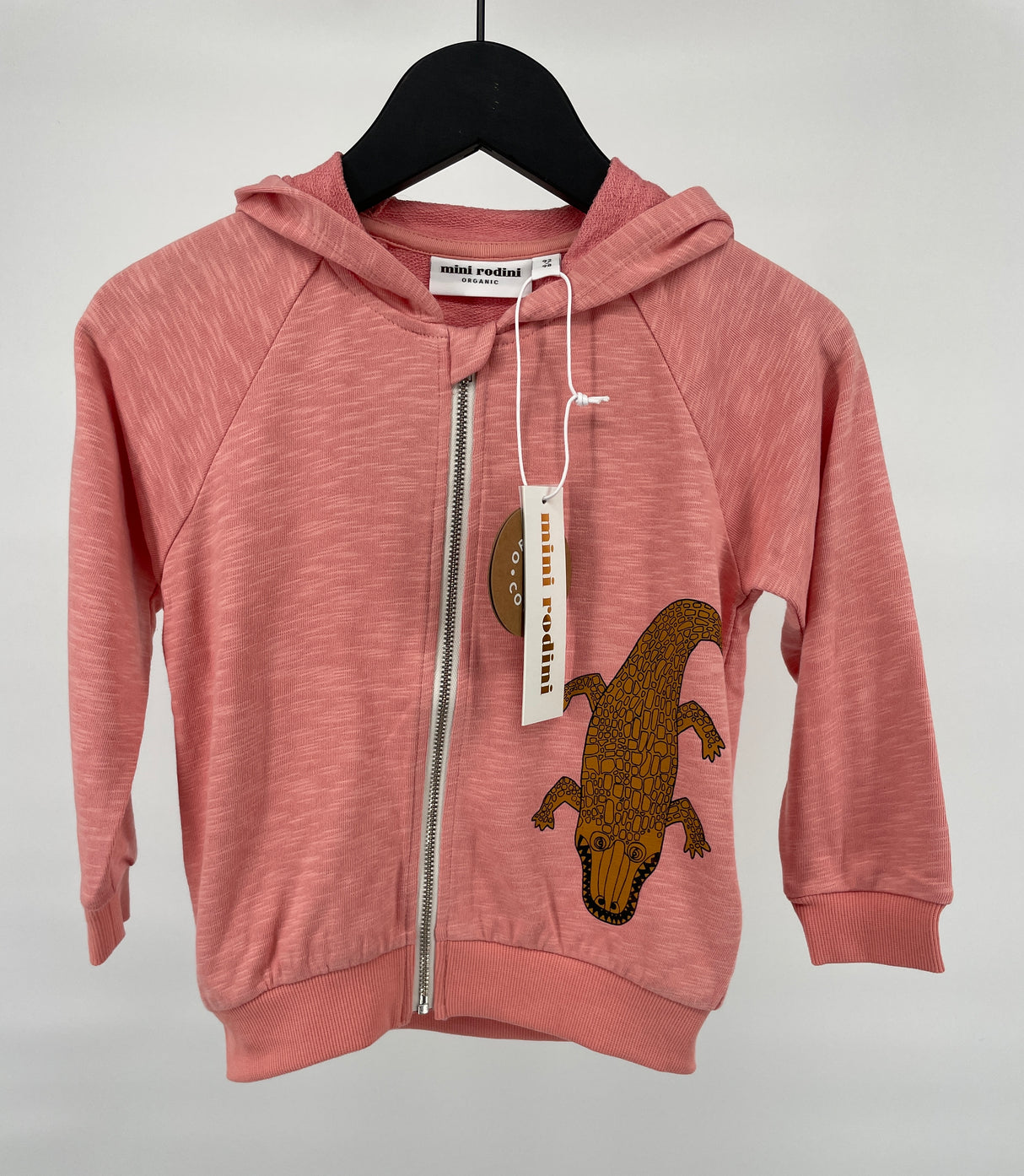 Vest Capuchon Roze Krokodil Maat 92 / 98