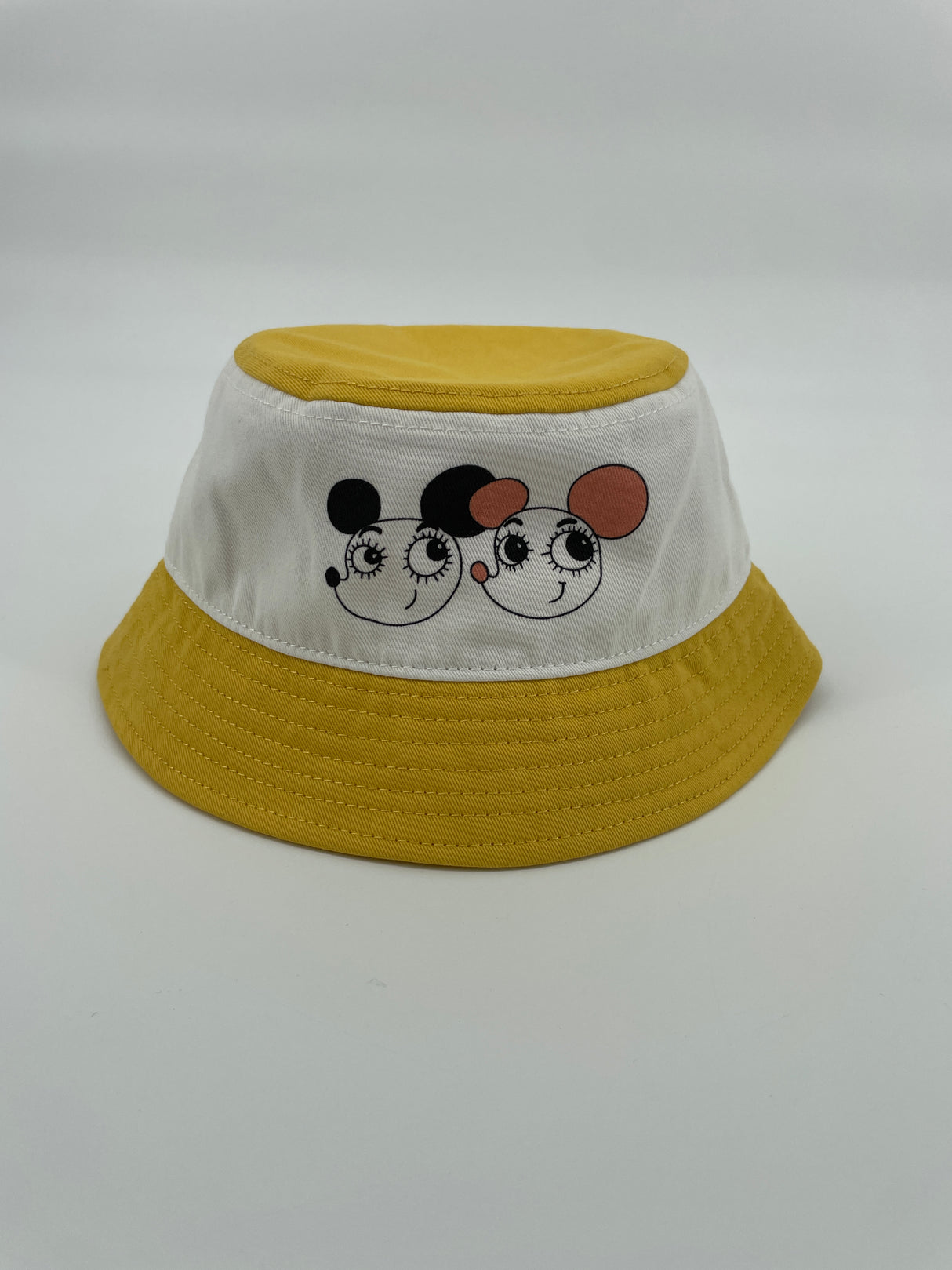 Vissershoedje Geel Wit Muizen 9 Mnd - 3 Jaar