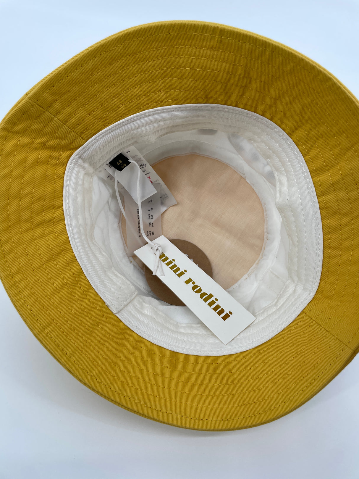 Vissershoedje Geel Wit Muizen 9 Mnd - 3 Jaar