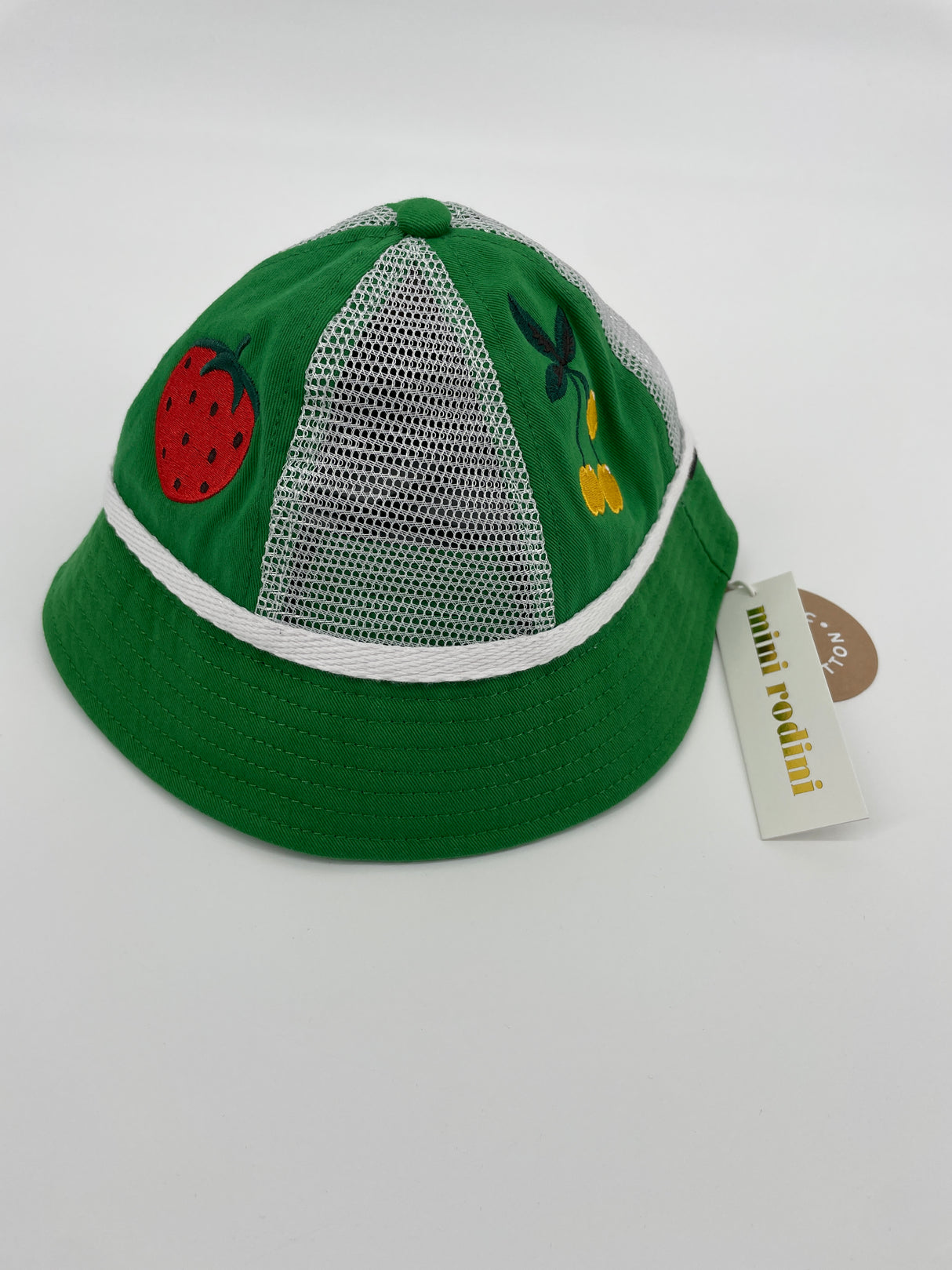 Zonnehoedje Groen Wit met Zomerfruit