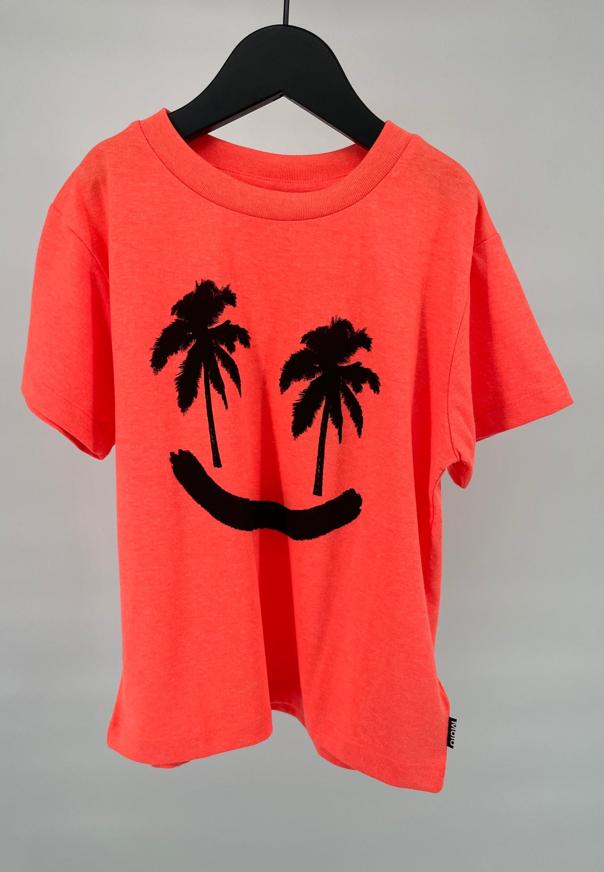 T-shirt Neon Roze Smile Palmbomen